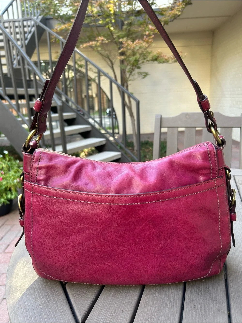Rare Coach Legacy Garcia Hobo Bag in Pink